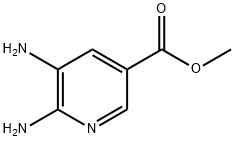 5,6-DIAMINOPYRIDINE-3-CARBOXYLIC ACID METHYL ESTER Struktur