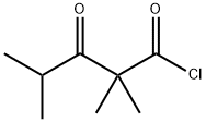 2,2,4-Trimethyl-3-oxovalerylchloride Struktur