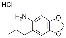 6-PROPYL-BENZO[1,3]DIOXOL-5-YLAMINE HYDROCHLORIDE Struktur