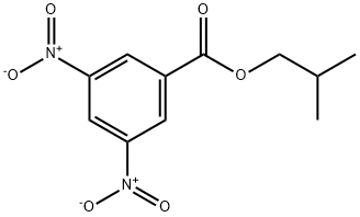 Benzoic acid, 3,5-dinitro-, 2-Methylpropyl ester Struktur