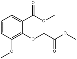 METHYL 3-METHOXY-2-(2-METHOXY-2-OXOETHOXY)BENZOATE Struktur