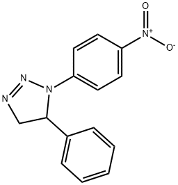 1-(4-nitrophenyl)-5-phenyl-4,5-dihydrotriazole Struktur