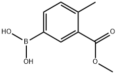 Methyl 5-borono-2-methylbenzoate Struktur