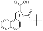 BOC-DL-1-NAPHTHYLALANINE Struktur