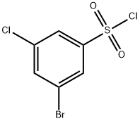 3-Bromo-5-chloro-benzenesulfonyl chloride Struktur