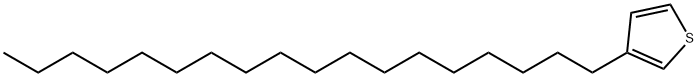 3-N-OCTADECYLTHIOPHENE Struktur