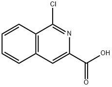 1-chloroisoquinoline-3-carboxylic acid Struktur