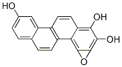 9-hydroxychrysene-1,2-diol-3,4-oxide Struktur