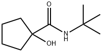 Cyclopentanecarboxamide, N-tert-butyl-1-hydroxy- (7CI,8CI) Struktur