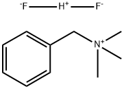 benzyltrimethylammonium hydrogen difluoride Struktur