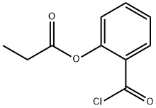 Benzoyl chloride, 2-(1-oxopropoxy)- (9CI) Struktur