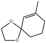 1,4-Dioxaspiro[4.5]dec-6-ene,  7-methyl- Struktur