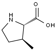 (2S,3S)-3-甲基吡咯烷-2-羧酸, 10512-89-7, 結(jié)構(gòu)式