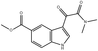 α,β-Dioxo-N-N-diMethyltryptaMine 5-Carboxylic Acid Methyl Ester Struktur