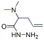 4-Pentenoic  acid,  2-(dimethylamino)-,  hydrazide Struktur