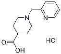 1-Pyridin-2-ylmethyl-piperidine-4-carboxylic acidhydrochloride Struktur