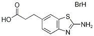 3-(2-AMINO-BENZOTHIAZOL-6-YL)-PROPIONIC ACIDHYDROBROMIDE Struktur