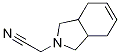 1,3,3a,4,7,7a-hexahydro-2H-Isoindole-2-acetonitrile Struktur