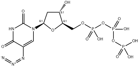 5-azido-2'-deoxyuridine 5'-triphosphate Struktur