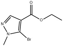 Ethyl 5-bromo-1-methyl-1H-pyrazole-4-carboxylate Struktur