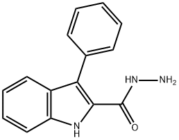 3-PHENYL-1H-INDOLE-2-CARBOHYDRAZIDE Struktur