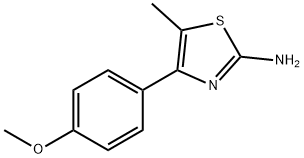 4-(4-METHOXY-PHENYL)-5-METHYL-THIAZOL-2-YLAMINE Struktur