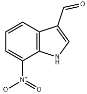 7-NITROINDOLE-3-CARBOXALDEHYDE Struktur