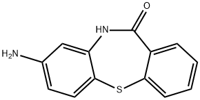 8-amino-10,11-dihydrodibenzo(b,e)1,4-thiazepin-11-one Struktur