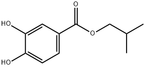 Benzoic acid, 3,4-dihydroxy-, 2-Methylpropyl ester Struktur