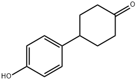 4-(4-Hydroxyphenyl)cyclohexanone Struktur