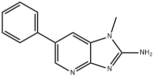 2-AMINO-1-METHYL-6-PHENYLIMIDAZO[4,5-B]PYRIDINE Struktur