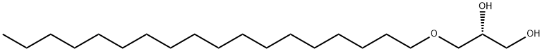 3-O-OCTADECYL-SN-GLYCEROL Struktur