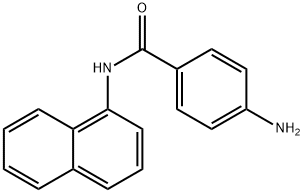 4-AMINO-N-(1-NAPHTHYL)BENZAMIDE Struktur