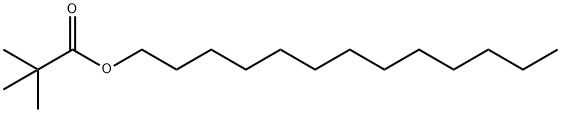 2,2-Dimethylpropionic acid, tridecyl ester Struktur