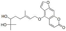 5-((6,7-DIHYDROXY-3,7-DIMETHYL-2-OCTENYL)OXY)-PSORALEN Struktur