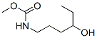 Carbamic  acid,  (4-hydroxyhexyl)-,  methyl  ester  (9CI) Struktur