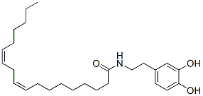 N-linoleoyldopamine Struktur