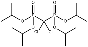 TETRAISOPROPYL DICHLOROMETHYLENE DIPHOSPHONATE Struktur