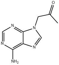 2-Propanone, 1-(6-aMino-9H-purin-9-yl)- Struktur