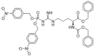 N2-羧基-N5-膦酰甲脒基鳥氨酸二芐基二(對硝基芐基)酯, 105975-49-3, 結(jié)構(gòu)式