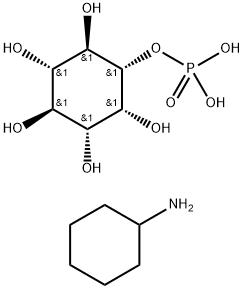 D-MYO-INOSITOL 1-MONOPHOSPHATE CYCLOHEXYLAMMONIUM SALT Struktur