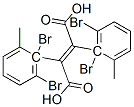 bis(2,3-dibromosalicyl)fumarate Struktur