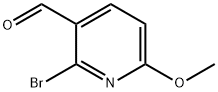 2-broMo-6-Methoxynicotinaldehyde Struktur