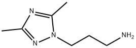 [3-(3,5-dimethyl-1H-1,2,4-triazol-1-yl)propyl]amine Struktur