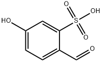 4-Formyl-5-hydroxybenzenesulfonic acid Struktur