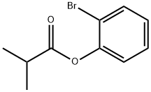 Propanoic acid, 2-Methyl-, 2-broMophenyl ester Struktur