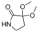 3,3-diMethoxy-2-Pyrrolidinone Struktur