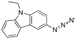 3-azido-N-ethylcarbazole Struktur