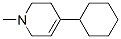 1-Methyl-4-cyclohexyl-1,2,3,6-tetrahydropyridine Struktur
