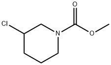 1-Piperidinecarboxylic  acid,  3-chloro-,  methyl  ester Struktur